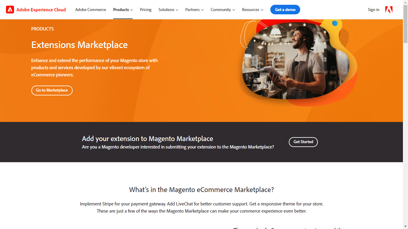 Rynek rozszerzeń Magento