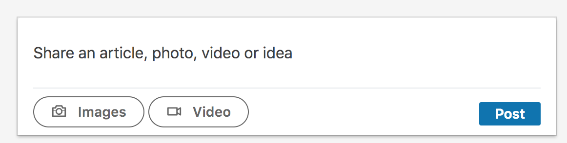 分享文章、照片、視頻或想法