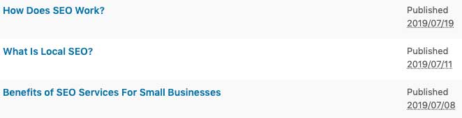 Liste von 321 Web-Marketing-Blogs, die eine konsistente Inhaltsgenerierung zeigen