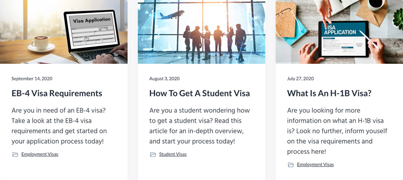 Inhalte von Anwaltskanzleien, die auf der Website der Anwaltskanzlei Kermit A. Monge, PLLC veröffentlicht werden