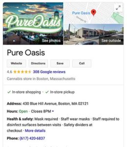 Apotik ganja akun Google Bisnisku