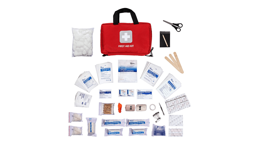 Thrive First Aid Kit, 291 ชิ้น – อุปกรณ์ทางการแพทย์คุณภาพโรงพยาบาลที่จำเป็นสำหรับรถยนต์