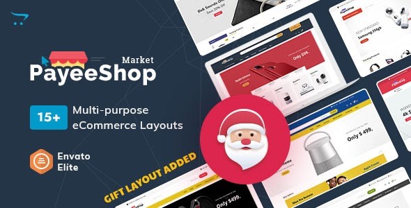 Negozio di anteprima Payee Shop (i migliori temi OpenCart)