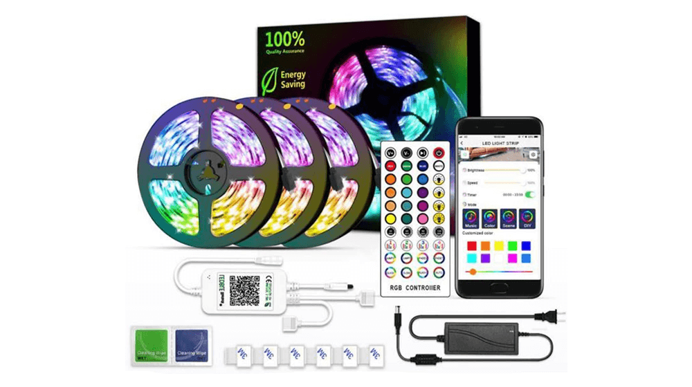 Tira de luces LED impermeable al aire libre