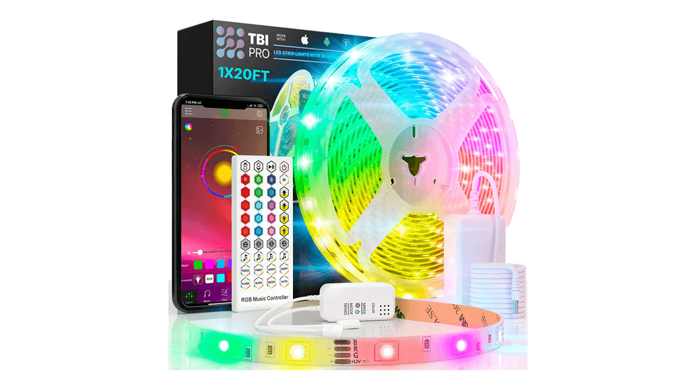 Kit de tiras de luces LED WiFi 2022 actualizado