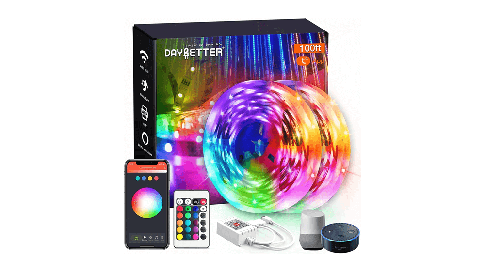 DAYBETTER Luces LED WiFi inteligentes 100 pies