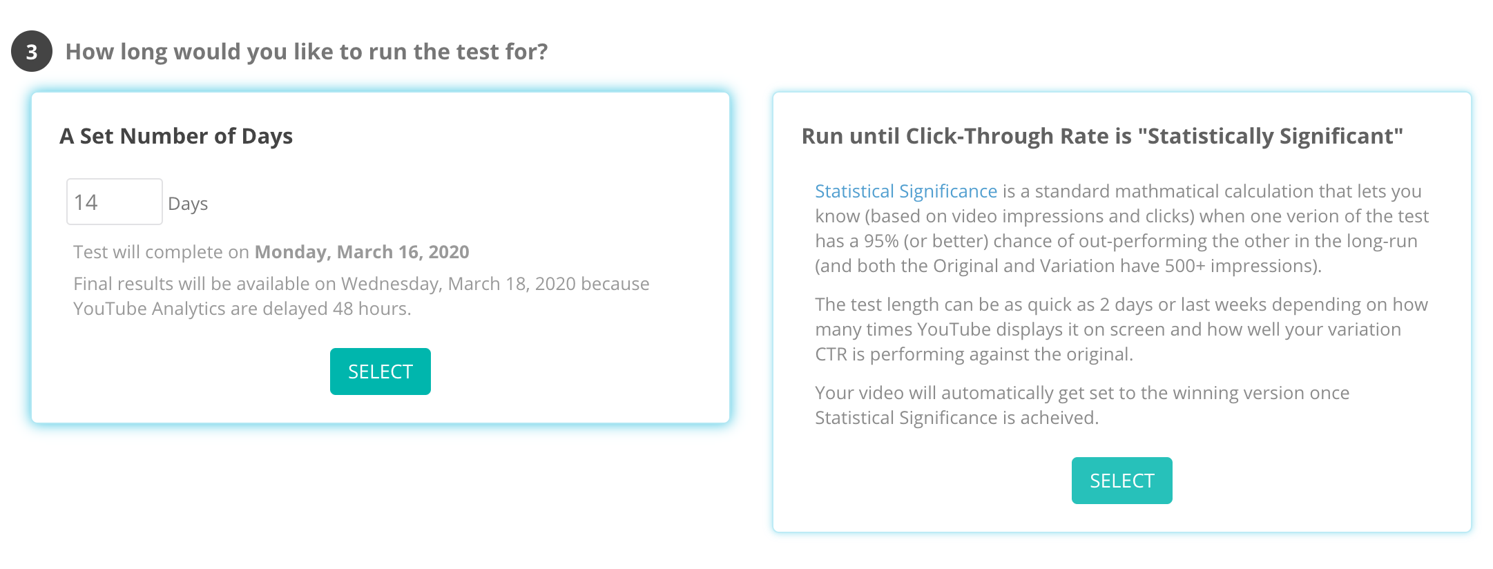 Durasi Tes TubeBuddy AB