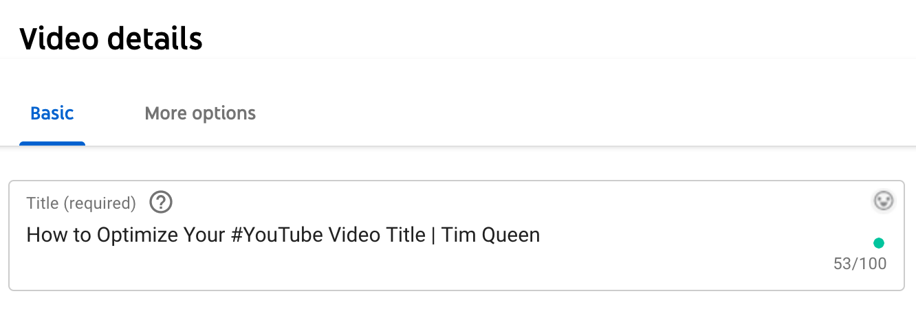 Judul video YouTube dengan tagar