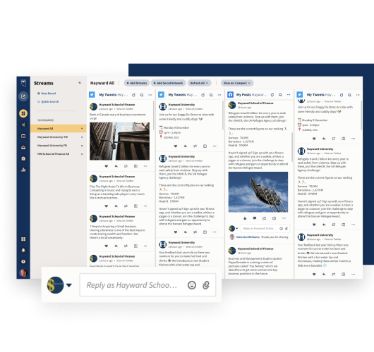 Deska rozdzielcza Hootsuite