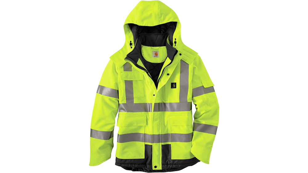 Carhartt 男士高能見度防水 3 級絕緣 Sherwood 夾克