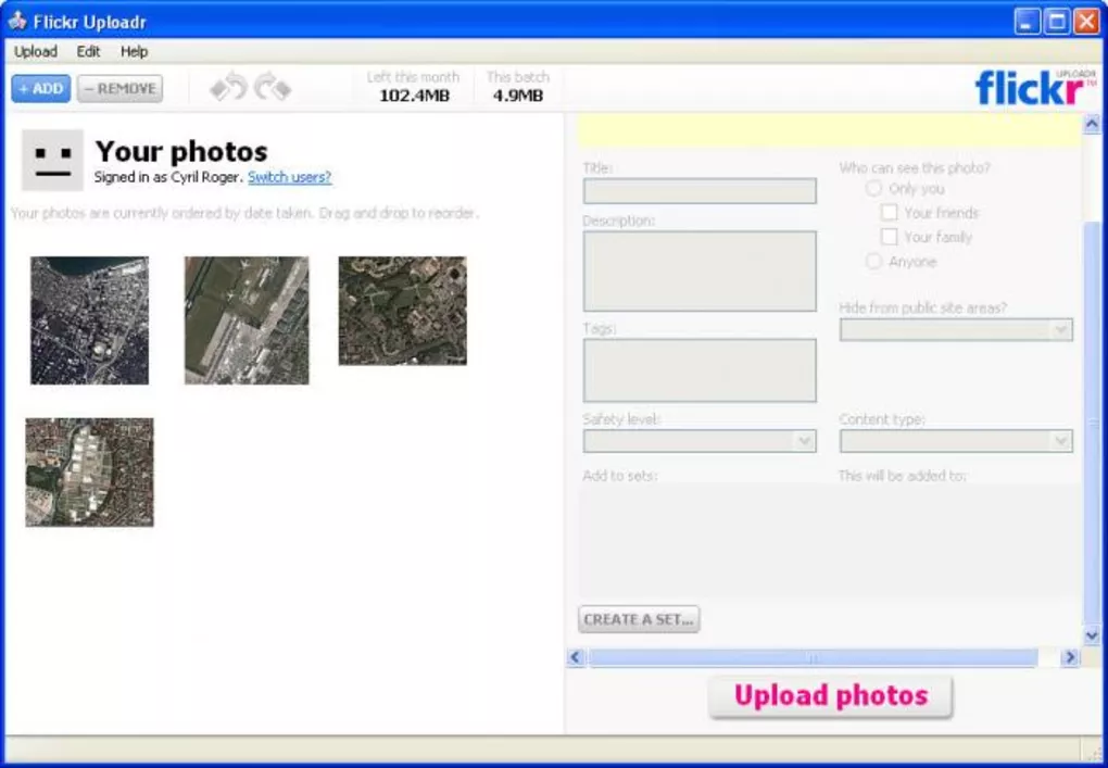 Flickr Uploadr - Descărcare