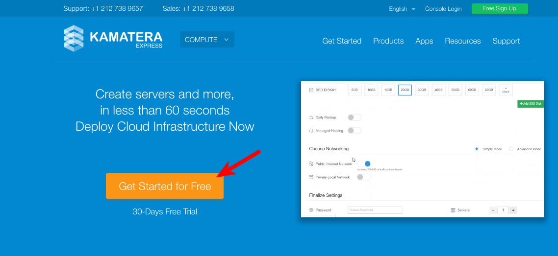 VPS Server on Kamatera 
