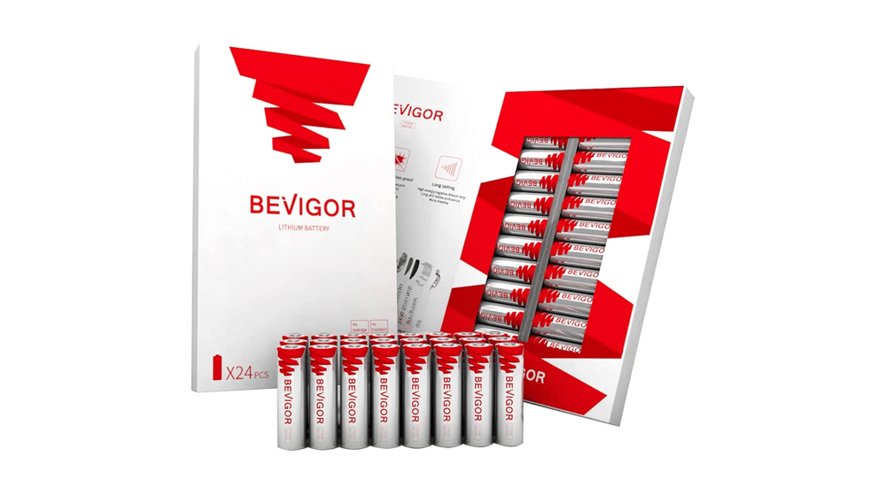 Bevigor AA 電池,鋰電池 AA,雙 A 電池