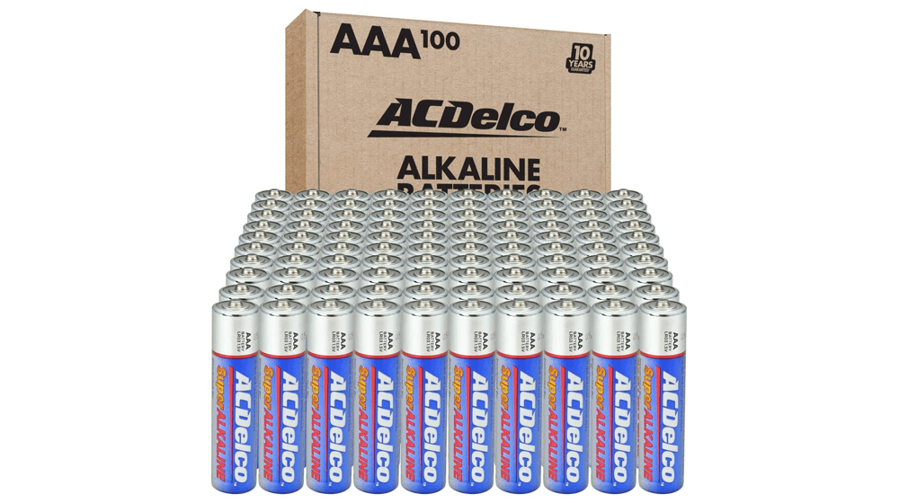 ACDelco 100 節 AAA 電池,最大功率超級鹼性電池