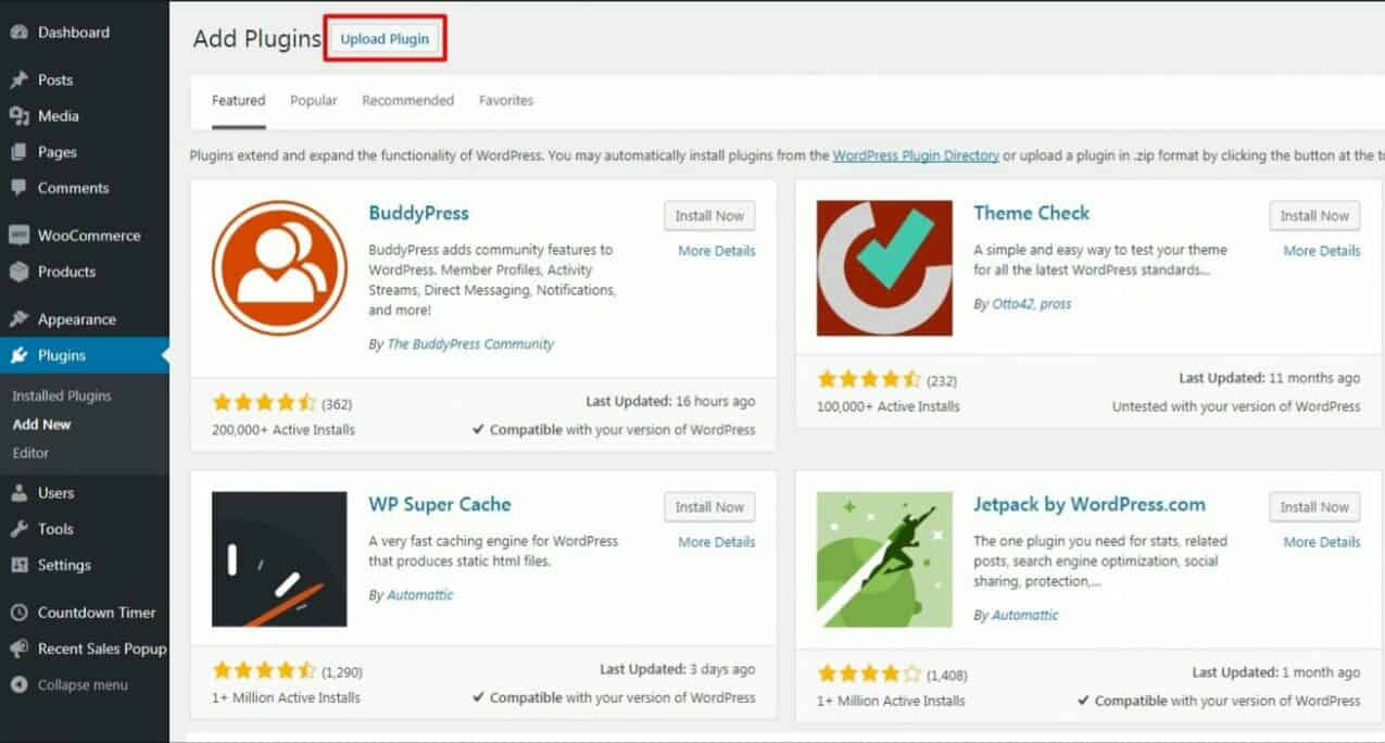 Hochladen des alidropship woo Plugins