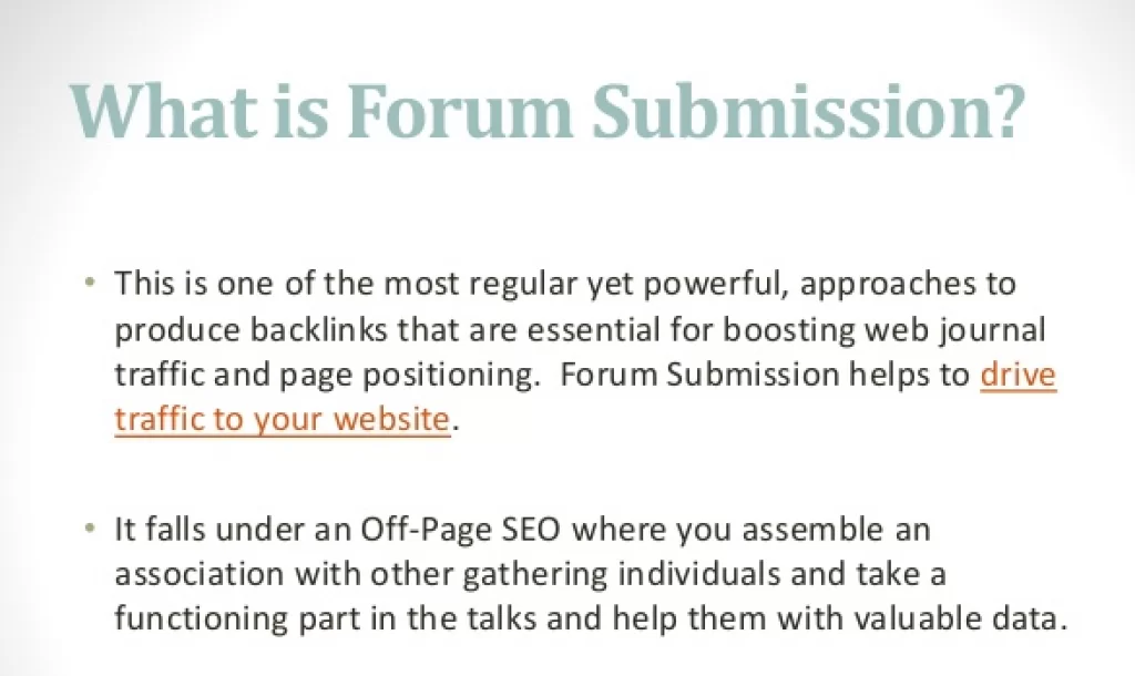 500+ Forum Submission Sites List (Category Wise, Do-Follow, Free & High PR )