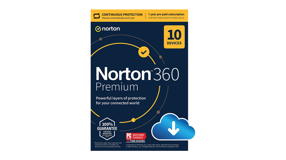 Oprogramowanie antywirusowe Norton 360 Premium 2022