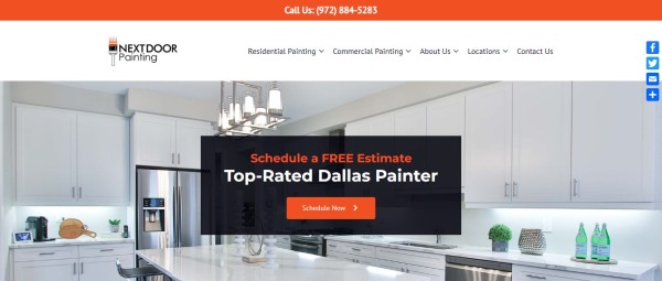 Next Door Boyama - Dallas ev ressamları