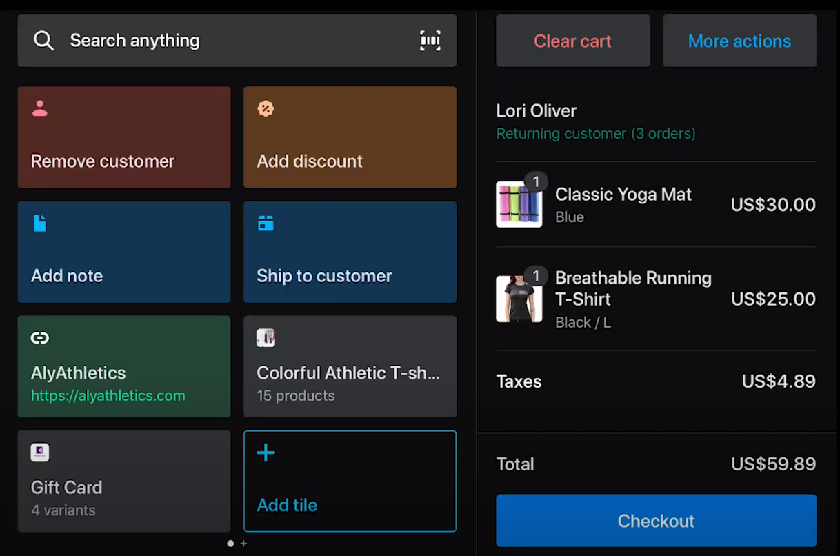 Processo de finalização de compra