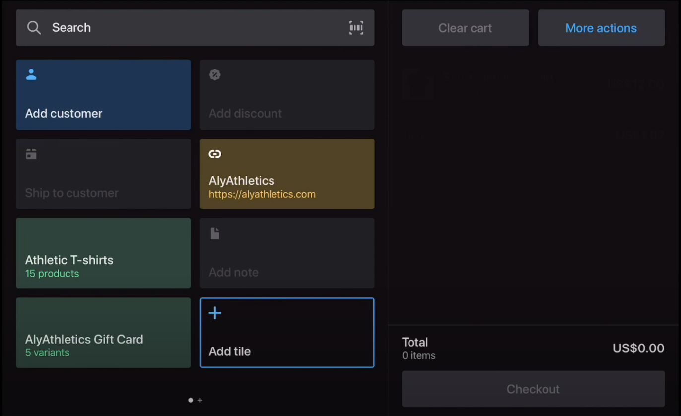 Rede inteligente do Shopify PDV