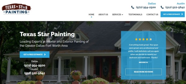 Pintura estrela do Texas