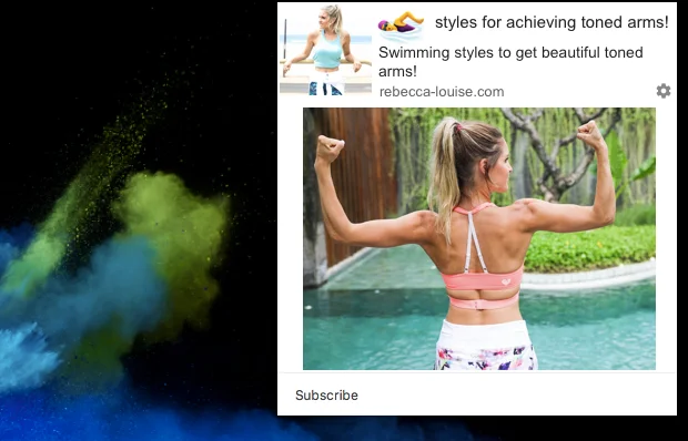 ein Beispiel für Push-Benachrichtigungen in der Gesundheits- und Fitnessbranche