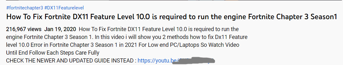 مثال على كيفية تحسين مقاطع فيديو YouTube لتحسين محركات البحث