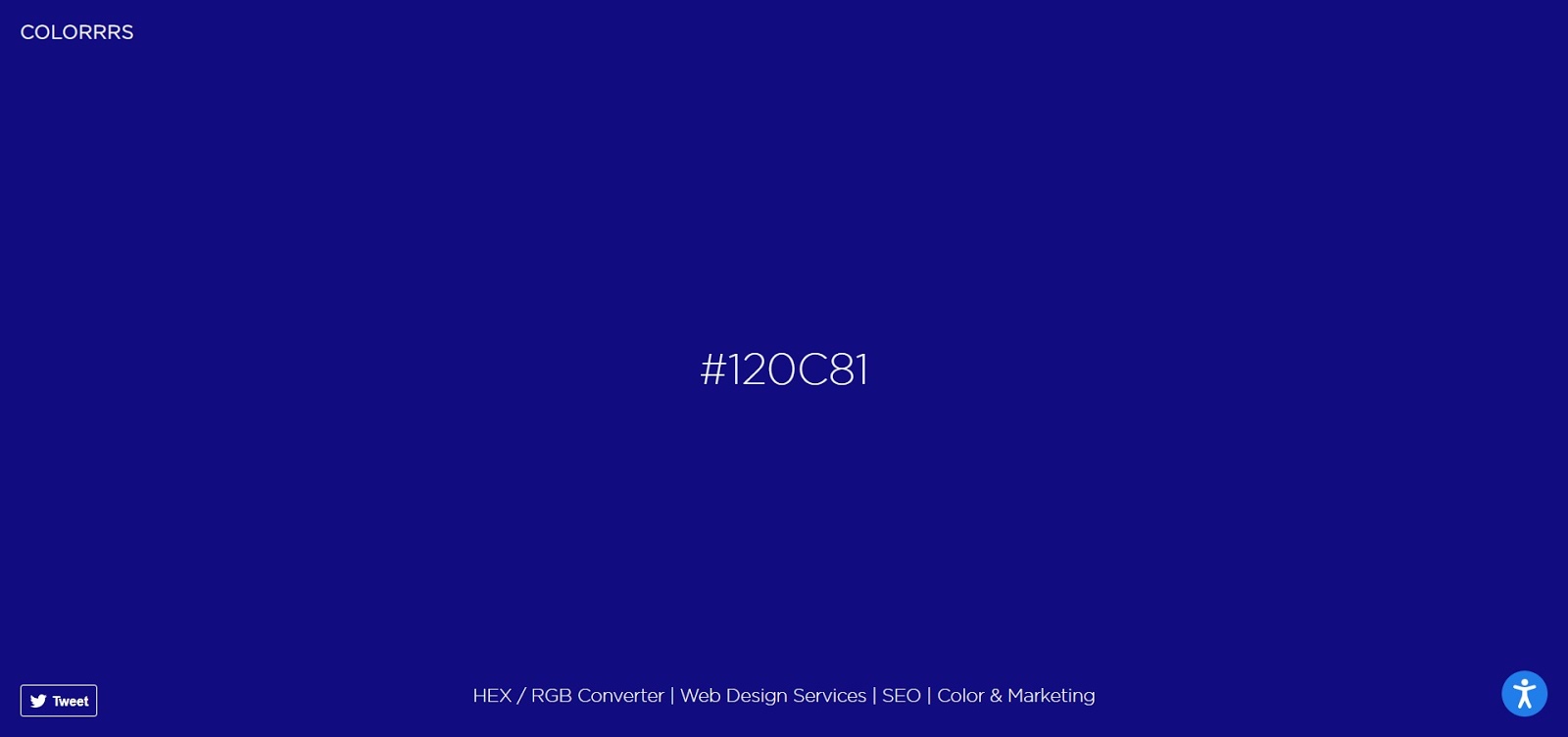 colorrrs zufälliger Farbwähler von webfx