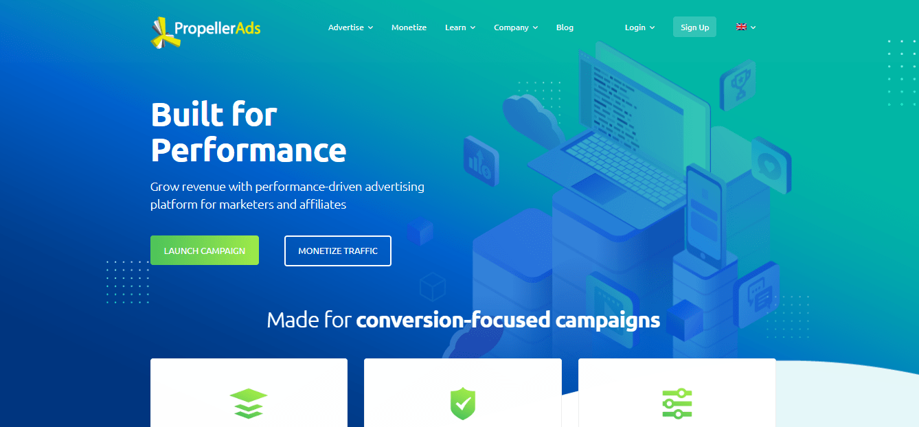 Propeller Ads overeview: